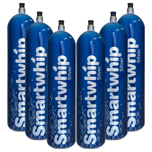 Smartwhip Silver Cream Charger - 6 Pack